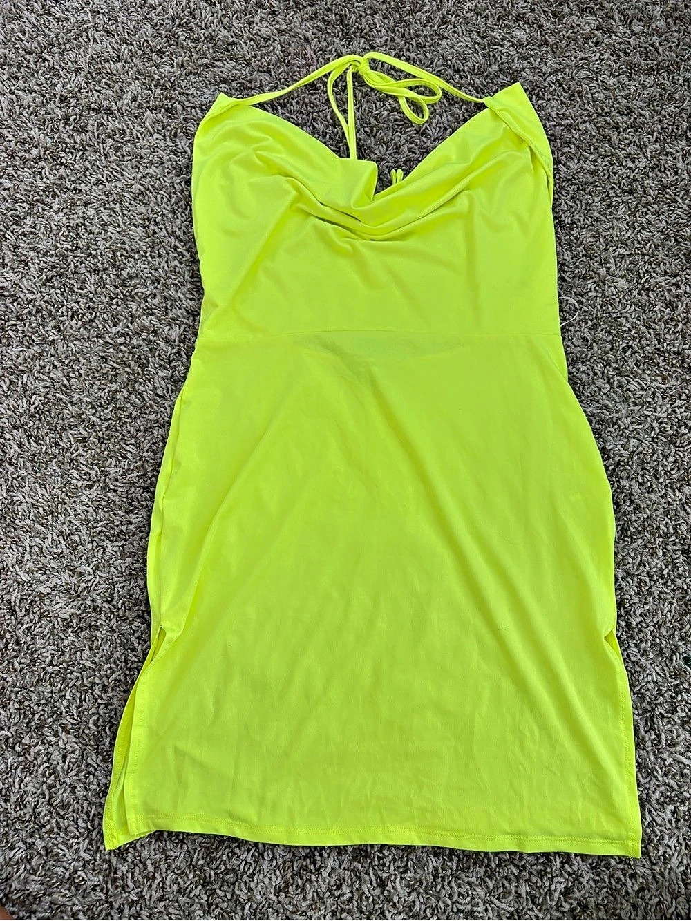 Fashion Nova Kinley Mini Dress Green Size Large NWT